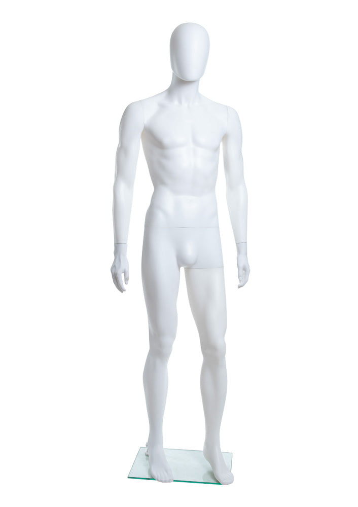 Adult Male Abstract Plastic Mannequin