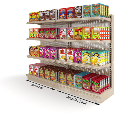 Used As-Is Add-On Wall Gondola Shelving