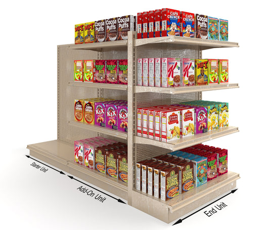 Load image into Gallery viewer, Used As-Is End Cap Gondola Shelving
