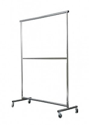 2 Tier Rolling Rack – Acme Shelving & Store Fixtures