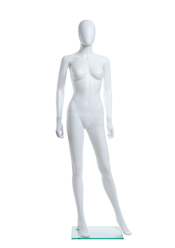Load image into Gallery viewer, Adult Female Abstract Plastic Mannequin
