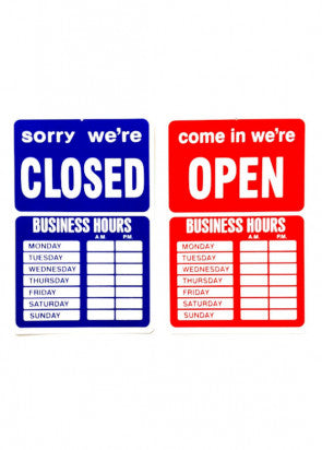 Open Closed Hours